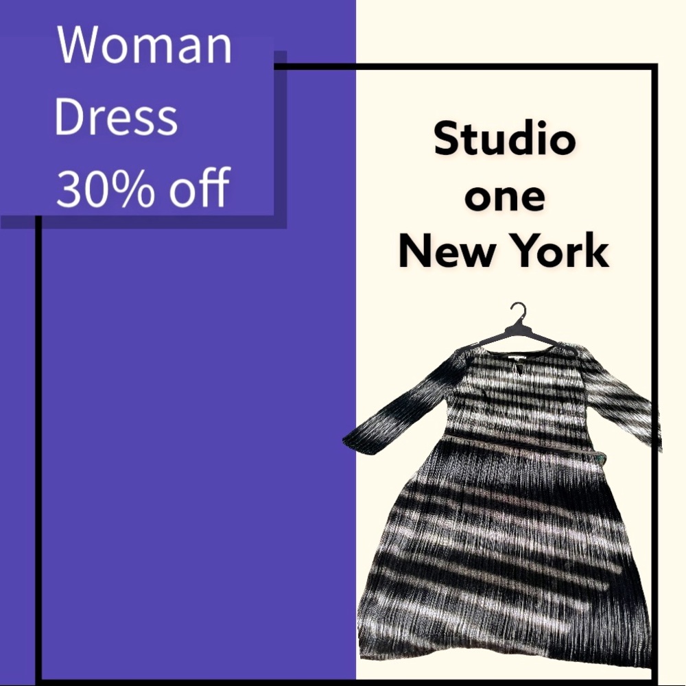 A beautiful black and gray dress for winter and summer 👗
